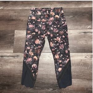 Lululemon Wunder Under Leggings Floral Woman's Size 8